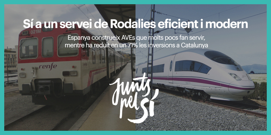En un Estat nou podrem invertir en infraestructures al servei de totes les persones